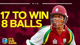 Six off Last Ball To WIN  Shivnarine Chanderpaul Heroics IN FULL  West Indies v Sri Lanka 2008 [upl. by Nnaael]