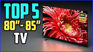 Top 5 Best 80 85 Inch TV in 2020 Review [upl. by Cassi]