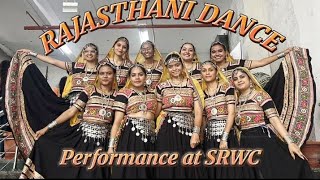 Rajasthani Dance Performance at SRWC  First Place  Folk Dance  Ghoomar [upl. by Alywt177]