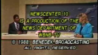 WBNB NewsCenter10 1988 clip E Open Closewmv [upl. by Crissie739]