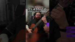 Classico pt 2  Day 39  shorts classicalguitar tenaciousd classico classicalguitarist guitar [upl. by Heilner932]