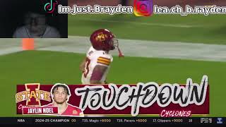 Leach reacts To 17 Iowa State VS Kansas Jayhawks  Full Game HIGHLIGHTS  November 9 2024 [upl. by Ycrep]