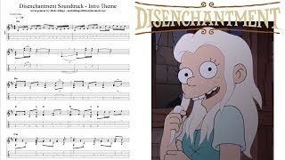 Disenchantment Intro Theme Soundtrack Guitar Fingerstyle Arrangement  FREE [upl. by Aremus]