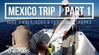 Big Amberjacks with JLC Fishing  Fishing Playa Del Carmen Mexico  Part 1 [upl. by Mersey]