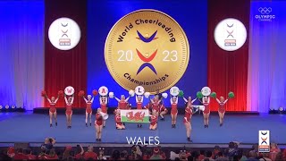 Team WALES ICU World Cheerleading Championship 2023 [upl. by Bonine]