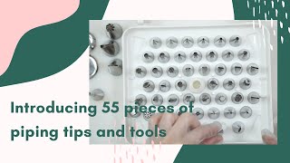 Ateco piping tipsPiping tip review55 piece piping tips and tools from ATECO [upl. by Silrac]