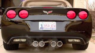 Corvette C6 with Borla Exhaust [upl. by Morocco11]