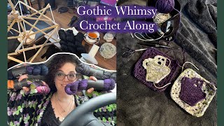 Gothic Whimsy Crochet Along Spooky Blanket [upl. by Osric]