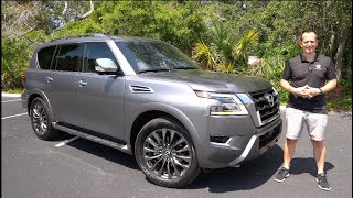 Is the 2023 Nissan Armada Platinum the KING of full size luxury SUVs [upl. by Pandolfi]