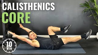 10 Min CALISTHENICS CORE WORKOUT at Home  No Equipment [upl. by Cleavland536]