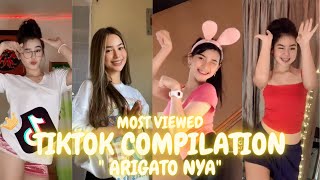 MOST VIEWED  ARIGATO NYA  Leateq  Tokyo  TikTok Dance Challenge  Trending TikTok [upl. by Harper230]