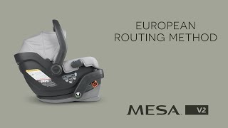 UPPAbaby Mesa  European Routing Method [upl. by Ardeen879]