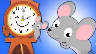 Hickory Dickory Dock Reime  Lieder für Kleinkinder  Nursery Rhymes For Baby  Hickory Dickory Dock [upl. by Eidoc]