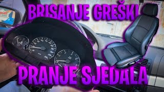 DUBINSKO PRANJE SJEDALA I BRISANJE GREŠKI BMW E46 [upl. by Ellasal]