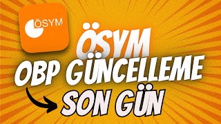 HIZLI VE KOLAY  ÖSYM OBP Puanı Nasıl Güncellenir Diploma Puan Kontrol [upl. by Enitsyrhc692]