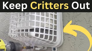 How to Protect Your Dryer Vent from Animals [upl. by Ahseila808]