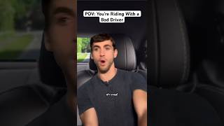 POV You’re Riding With a Bad Driver shorts [upl. by Amla115]