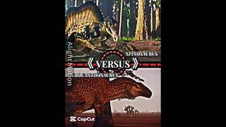 Spinosaurus VS Acrocanthosaurus [upl. by Remled]