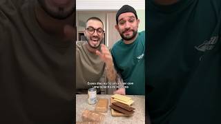 Receita de alfajor com bolacha de maizena e leite condensado vlog receita [upl. by Enaitsirhc414]