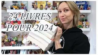 24 LIVRES A LIRE EN 2024 [upl. by Nyvets]