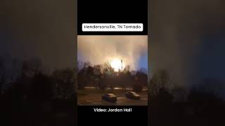 Terrifying Tornado Triggers Massive Explosion Tornado Hendersonville [upl. by Enaile]