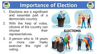 Essay on Importance of Election  10 Lines Essay on Importance of Election in English [upl. by Lose]