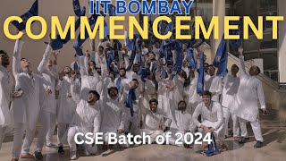 CSE Batch of 2024  Commencement Ceremony  IIT Bombay [upl. by Leund]