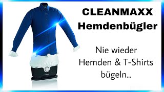 CLEANMAXX Bügler • Bügelpuppe  Nie wieder HemdenBlusen bügeln  Review  4K Ultra HD  „DaLaMo“ [upl. by Goodden157]