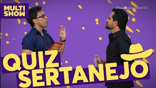 Quiz Sertanejo  Zezé Di Camargo e Luciano  TVZ Ao Vivo  Multishow [upl. by Rysler555]