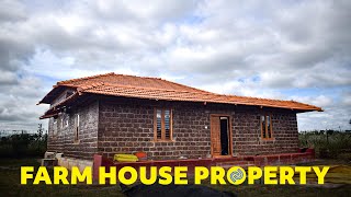 Minimalist Redbrick Farmhouse in Davangere  Peaceful Home Tour  Farmhouse Properties in Karnataka [upl. by Notluf609]