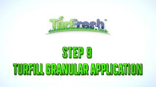 Step 9 TurFill Granular Application  TurFresh [upl. by Donahue]