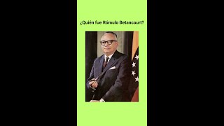 ¿Quién fue Rómulo Betancourt [upl. by Yrrej]