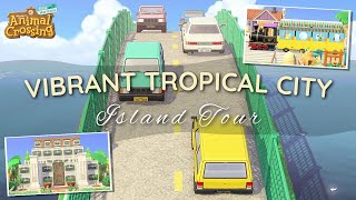 KEY WEST  ACNH Island Tour  Animal Crossing New Horizons Gameplay [upl. by Aloivaf]