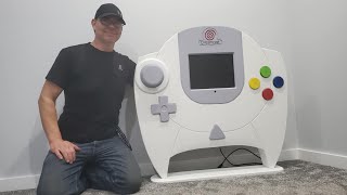 Giant Sega Dreamcast Controller TV Build [upl. by Amalberga534]