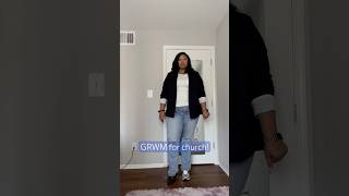 GRWM for church service sundayservice church fashion grwm plussizefashionista [upl. by Timi]