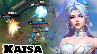 Wild Rift Kaisa Top Kaisa crystal rose skin gameplay rank master [upl. by Warfourd]