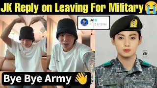 LIVE 🔴 Jungkook Reply on Leaving For Military 😭 Emotional Message 💔 BTS Leaving for Military Service [upl. by Assirim368]