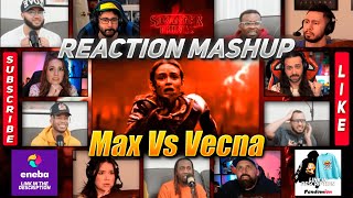 Max Vs Vecna Reaction Mashup  Stranger Things Season 4 Episode 4 Reactions [upl. by Issy]