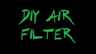 Making Air Filter for Air Purifier [upl. by Dnyletak320]