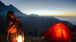 KENYAN GIRL SOLO OVERNIGHT CAMPING DAMLAKE WITH THE SOUND OF NATUREASMR [upl. by Robenia]