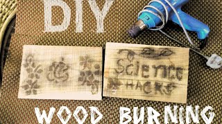 DIY WOOD BURNING USING AMMONIUM CHLORIDE [upl. by Eninej861]