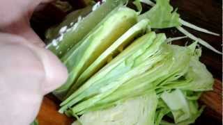 How to Shred Cabbage for Colcannon [upl. by Acinot199]