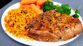 Quick and Easy Air Fryer Fish SteakTuna Steak Recipe in 10 minutes taste so so good Tasty [upl. by Laeria370]