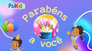 Psikidz  Parabéns a Você música de aniversário  OFICIAL [upl. by Eserehs996]