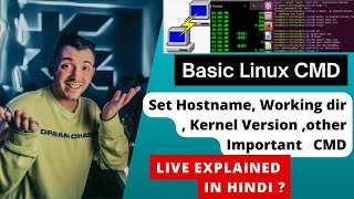 How to Set Hostname in Linux check kernel Version and Linux important CMD with Live Practical 🔥 [upl. by Delle]