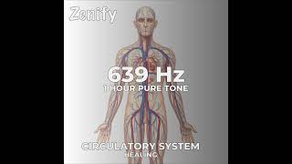 639 Hz Pure Tone  Circulatory System Healing [upl. by Hartill]