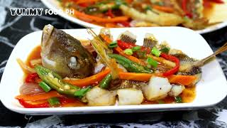 Escabecheng Isda  How to make Fish Escabeche Recipe [upl. by Aksel948]