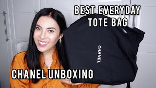 Chanel Unboxing Best Everyday Tote Bag [upl. by Goldi89]