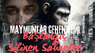 Maymunlar Cehennemi Başlangıç silinen sahneler tek part [upl. by Sergius]