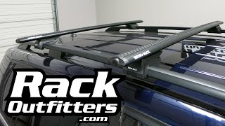 Mercedes Benz GLK with Rhino Rack Vortex Aero SX Roof Rack by Rack Outfitters Austin Texas [upl. by Ahsekan]